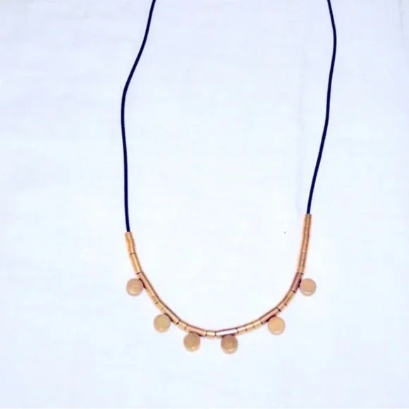 J. Crew Gold Bead Necklace - Picture 3 of 13